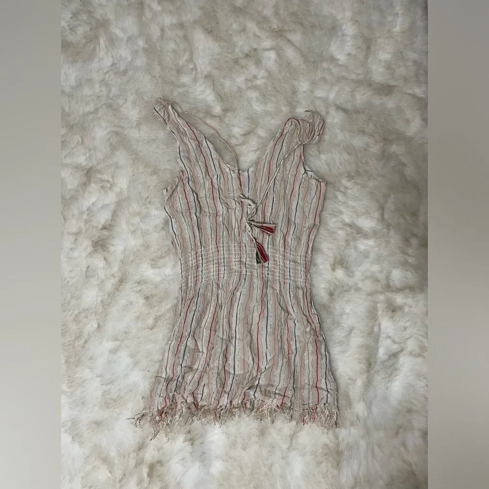 Becca Beach Cover Up Dress Sparkle Glittery Colorful Size Medium Endless Summer